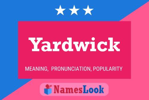 ملصق اسم Yardwick