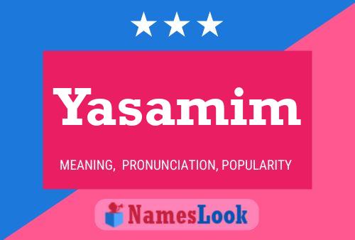 ملصق اسم Yasamim