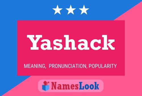 ملصق اسم Yashack