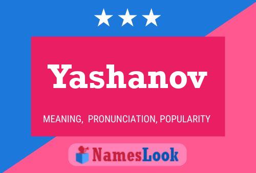 ملصق اسم Yashanov