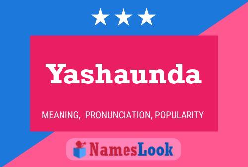 ملصق اسم Yashaunda