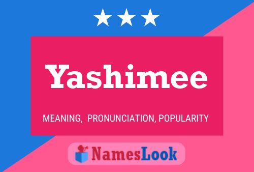 ملصق اسم Yashimee