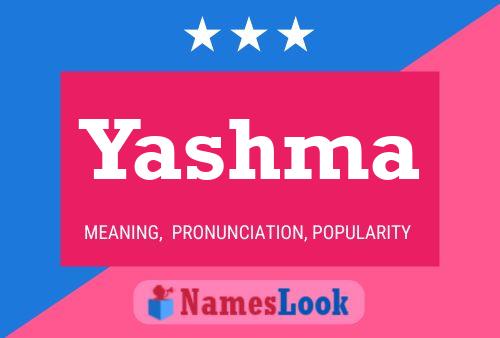 ملصق اسم Yashma