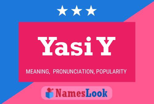 ملصق اسم Yasi Y