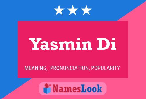 ملصق اسم Yasmin Di