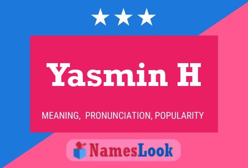 ملصق اسم Yasmin H