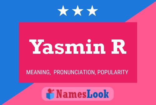 ملصق اسم Yasmin R