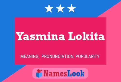 ملصق اسم Yasmina Lokita