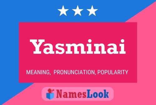 ملصق اسم Yasminai