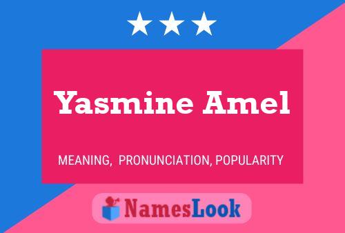 ملصق اسم Yasmine Amel