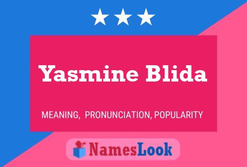 ملصق اسم Yasmine Blida