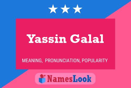 ملصق اسم Yassin Galal