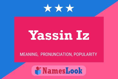 ملصق اسم Yassin Iz