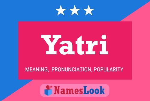 ملصق اسم Yatri