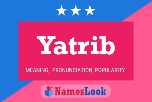 ملصق اسم Yatrib