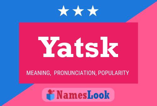 ملصق اسم Yatsk