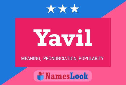 ملصق اسم Yavil