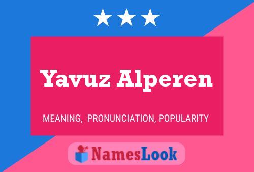 ملصق اسم Yavuz Alperen