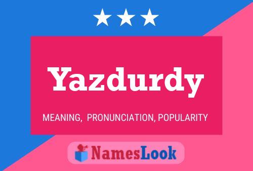 ملصق اسم Yazdurdy