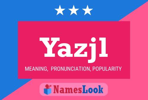 ملصق اسم Yazjl