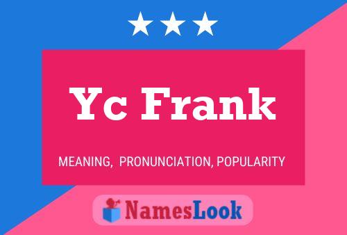 ملصق اسم Yc Frank