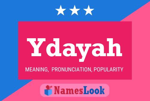 ملصق اسم Ydayah