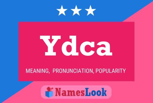 ملصق اسم Ydca