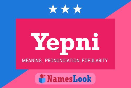 ملصق اسم Yepni