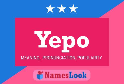 ملصق اسم Yepo