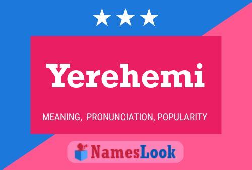 ملصق اسم Yerehemi