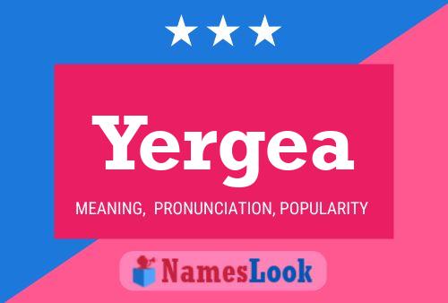 ملصق اسم Yergea