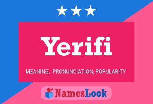 ملصق اسم Yerifi