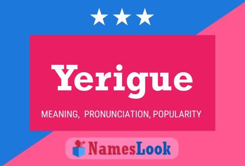 ملصق اسم Yerigue