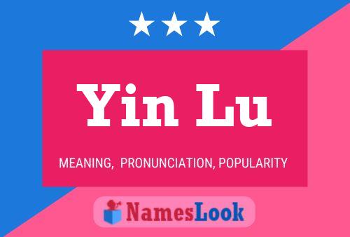 ملصق اسم Yin Lu