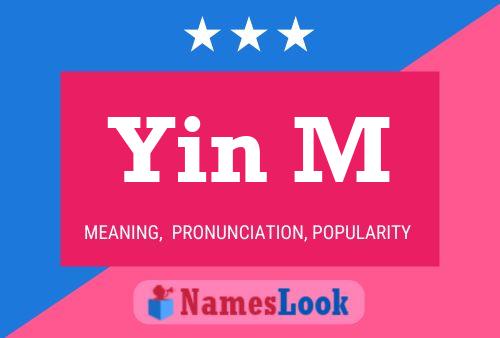 ملصق اسم Yin M