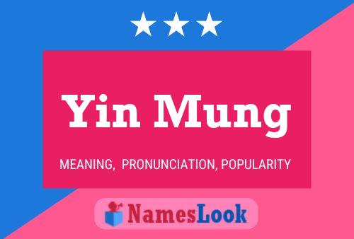 ملصق اسم Yin Mung