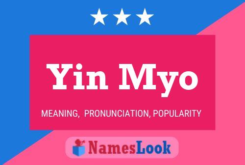 ملصق اسم Yin Myo