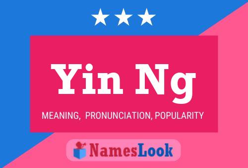 ملصق اسم Yin Ng