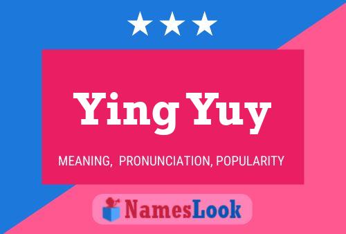 ملصق اسم Ying Yuy