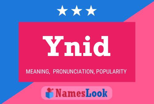 ملصق اسم Ynid