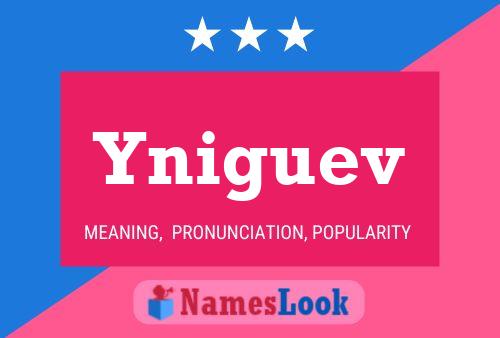 ملصق اسم Yniguev