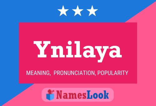 ملصق اسم Ynilaya