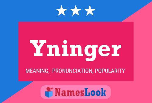 ملصق اسم Yninger