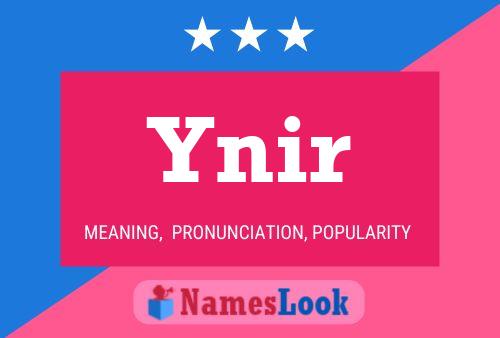 ملصق اسم Ynir