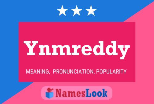 ملصق اسم Ynmreddy