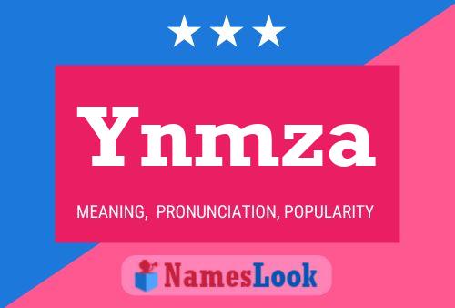 ملصق اسم Ynmza