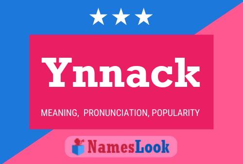 ملصق اسم Ynnack