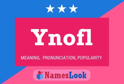 ملصق اسم Ynofl