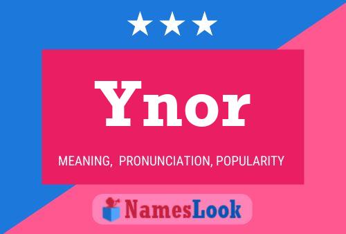 ملصق اسم Ynor