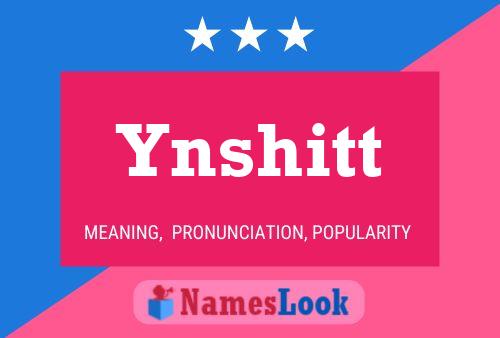 ملصق اسم Ynshitt